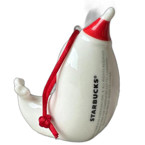 2021 Starbucks Japan Seal with Red Cup Ornament - Picture 2 of 4